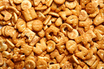 Image showing Cookies in the form of the alphabet