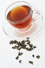 Image showing Cup with tea on white background