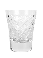 Image showing empty glass for vodka