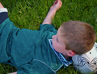 Image showing soccer boy