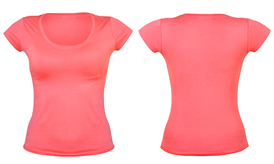 Image showing Front and back t-shirt