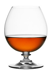 Image showing glass of cognac