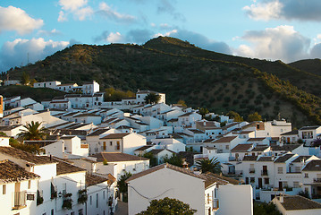 Image showing Whitewashed Andalusian town