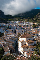 Image showing Whitewashed Andalusian town