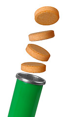 Image showing Macro of pills