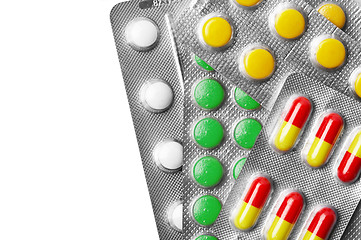 Image showing Macro of pills