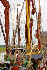 Image showing thames sailing barge