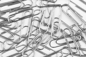 Image showing metal paper clips