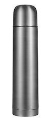 Image showing Metal thermos