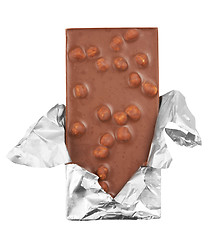 Image showing Milk Chocolate with nut in packaging