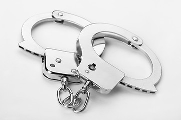 Image showing Pair of handcuffs