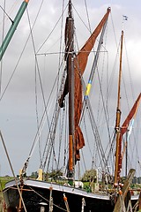 Image showing thames sailing barge