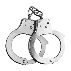 Image showing Pair of handcuffs