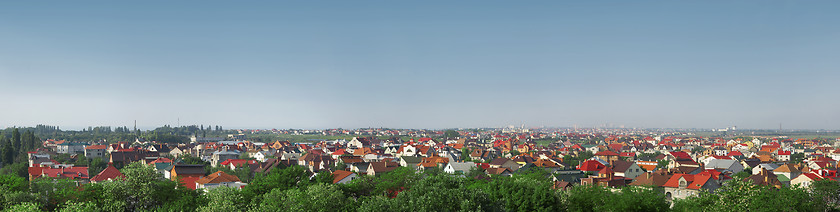 Image showing Panorama of cottage suburban