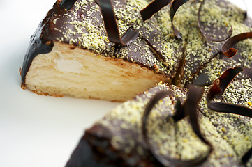 Image showing pie with chocolate