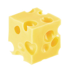 Image showing piece of cheese