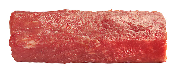 Image showing Piece of raw fresh meat