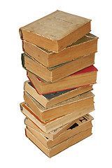 Image showing Pile of old books