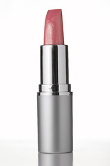 Image showing pink lipstick on white background