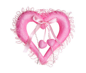 Image showing Pink valentine heart