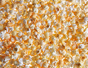 Image showing popcorn background