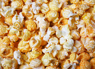 Image showing popcorn background