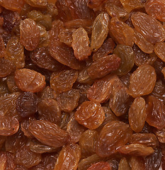 Image showing raisin background 