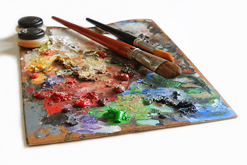 Image showing Artistic palette