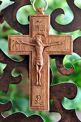 Image showing wooden crucifix