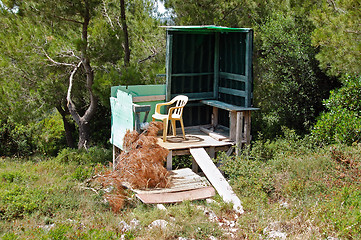 Image showing hunting blind