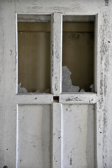 Image showing broken door