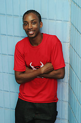 Image showing Happy Jamaican man smiling