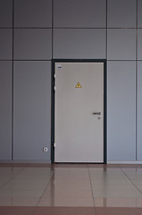 Image showing door to utility room in a modern office building