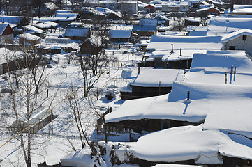 Image showing winter village