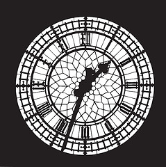 Image showing Big Ben vector