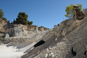 Image showing gravel quarry