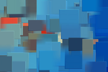 Image showing blue squares