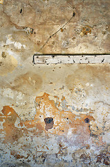 Image showing crumbling wall