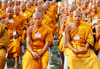 Image showing Monks in Thailand