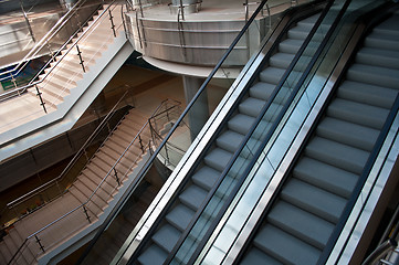 Image showing escalators 