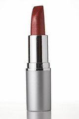 Image showing red lipstick on white background