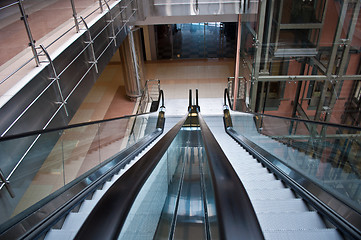 Image showing escalators  