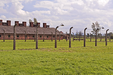 Image showing Auschwitz Birkenau concentration camp.