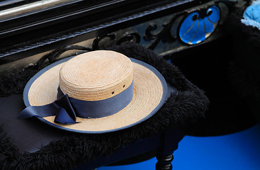 Image showing The hat of a gondolier