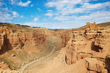 Image showing Canyon of Charyn in Kazakhstan