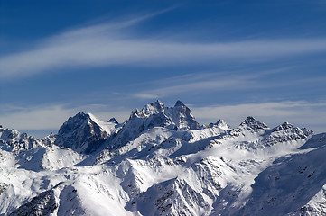 Image showing View from Elbrus