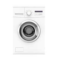 Image showing Washing machine - front view