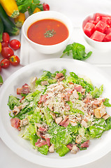 Image showing fresh caesar salad