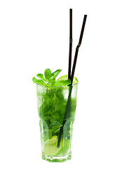 Image showing Mojito cocktail isolated