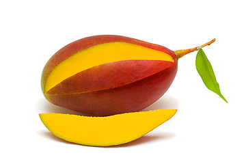 Image showing Mango Fruit Isolated on White